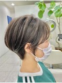 イメチェン/ホワイトグレージュ/美髪/細めハイライト[本八幡]