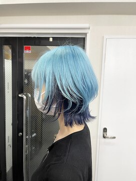 いろあそび 八王子 水色×ネイビー