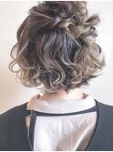 パーティヘアセット_ラフアレンジ