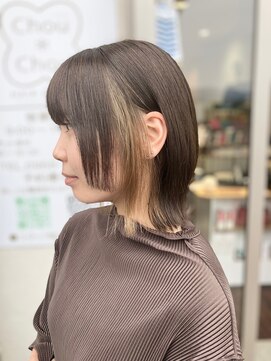 ヘアデザイン シュシュ(HAIRDESIGN Chou Chou produce by ORANGE) インナーカラー