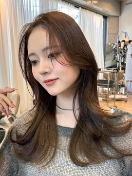 エインアンリー 明治神宮前(AIN.ANLY.) 着物メルティカラーくびれロング似合わせカットロングレイヤー