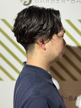 バーバーバー 四谷(BARBER-BAR) ビジネス爽やかナチュラルパーマスタイル
