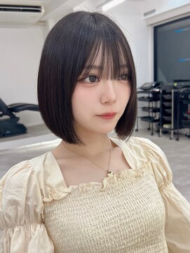 メルバイグラフ 梅田(mel by GRAFF) 【ミニボブ】ナチュラルボブ/ストレートボブ/ショートボブ