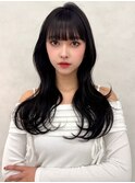 韓国レイヤー/ワインレッド/マロンベージュ/イメチェン/吉祥寺