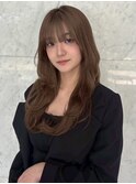 透明感カラー&ナチュラルウルフレイヤー