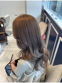 くびれヘア/アプリコットオレンジ/夏のヘアアレンジ