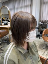 ハコネコ(haconeco) ウルフレイヤー×ヘーゼルベージュカラー