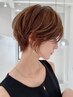 【石田指名限定】大人美人ショートカット+イノアカラー+最高級トリートメント