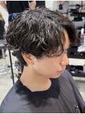 綿貫航太◎縦落ちシャドウ/シャドウパーマ/縦落ちパーマ/柏