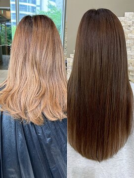 アンククロス 表参道(ANKH CROSS) カラー&エクステ[ビフォーアフター]