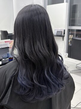 アライブ ハラジュク(ALIVE harajuku) 【ALIVE 夕貴】ブルーラベンダーグラデーションカラー