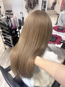 フラバー(flover) ブリーチ２回～ミルクティーベージュ【miyabi】