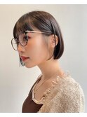ボブ/ミニボブ/丸みボブ/縮毛矯正