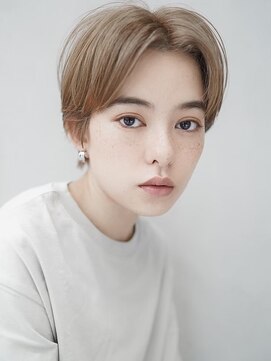 ギークス(GEEKS) 【GEEKS渋谷】マッシュショート/マロンベージュ/冬ヘア/20代30代