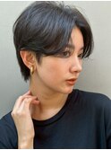 センターパート/コンパクトショート/レイヤーカット