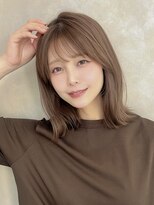 ロイプラスムサシコスギ(Roi+ musashikosugi)&nbsp;大人可愛いボブ/ストレートボブ/ココアベージュ/20代/30代/40代