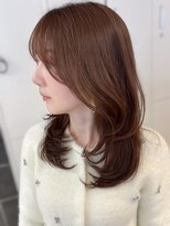 リアン 本厚木(LIAN)&nbsp;レイヤーカットハッシュカットミディアムレイヤー顔周りカット