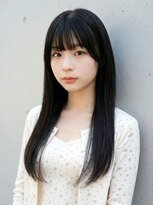 リコ ヘアアンドリラクゼーション 一宮店(LICO HAIR&RELAXATION)&nbsp;清楚黒髪ストレートロング　髪質改善/縮毛矯正/ロング/一宮