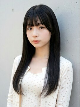 リコ ヘアアンドリラクゼーション 一宮店(LICO HAIR&RELAXATION) 清楚黒髪ストレートロング　髪質改善/縮毛矯正/ロング/一宮