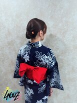 ラグズ 茅ヶ崎(LAGUZ) 浴衣にぴったり♪上品な低めシニヨンアレンジ