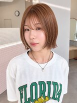 ルトワフクロマチ(Lutowa Fukuromachi) ダークパープル/ナチュラルショート/ミルクブラウン/夏/広島袋町