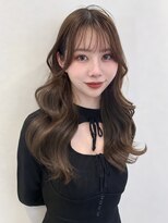ヴィヴィッド オモテサンドウ(ViViD omotesando)&nbsp;顔周りカット ブラウンベージュ レイヤーカット 20代30代