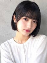 アディ 中野南口店(Addi)&nbsp;ツヤが映える黒髪切りっぱなしボブ