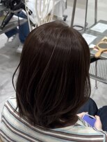 アッドバイケンジ(Add.. by KENJE)&nbsp;透明感マロンブラウン×レイヤーボブ【戸塚/透明感カラー】