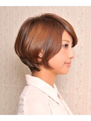 【hair do市川店】フェミニン×ショートボブ（横）