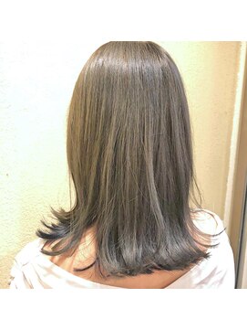 アナログ(ANALOGUE) シルバーグレー×インナーブルーデザインカラー