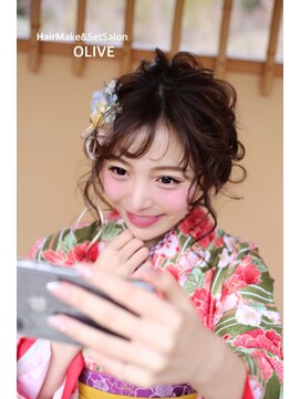 オリーブ(OLIVE) new arrange☆【ヘアセット&袴着物/結婚式/大阪心斎橋】