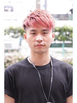 ロッコ(rocco) 【rocco】ピンク×フェードカット