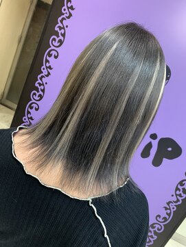 アンリップ ジー(salon unripG) グレーベージュ ハイライト