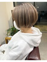 ナット(Nat)&nbsp;ショートボブ×ミルクティーベージュ