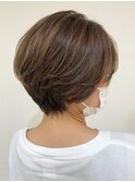 白髪ぼかしにハイライトカラー