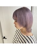 ミントアッシュ☆ロブヘア