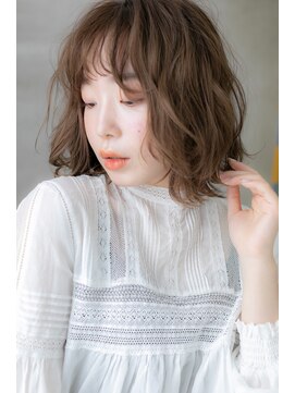 カバーヘア ブリス 大宮西口(COVER HAIR bliss) インナーカラーなみなみウェーブ韓国風ボブ303Y大宮20代30代40代