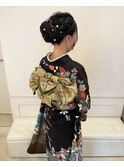 和装シニヨン
