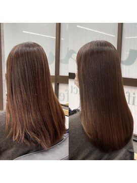 ナチュラル 泉中央店(Natural) 縮毛矯正×白髪染めカラー×艶髪