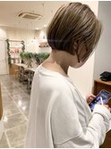 ナチュラル丸みボブ