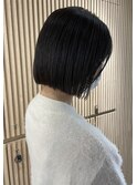 透明感カラー　ミニボブ