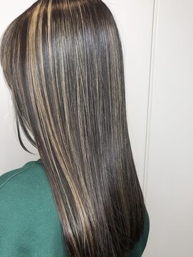 ワイワイ甲子園(wywy.) レイヤーロングセミディ姫カットワンカールシアーカラー