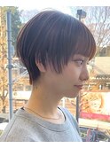 30代40代大人女性/前髪ありショートボブ/ショートヘア/髪質改善