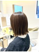 切りっぱなしボブ