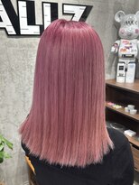 オルズ 渋谷(ALLZ)&nbsp;ホワイトピンクハイトーンダブルカラーケアブリーチ