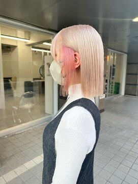 ティント 梅田(Tint) 【Ryota】ホワイトベージュ×ピンク《大阪梅田駅》