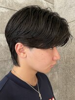 ニアウ 伊勢崎連取店(Niau)&nbsp;メンズマッシュウルフニュアンスパーマメンズパーマ