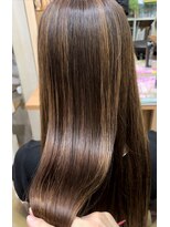 ヘアー カフェ コトノハ(hair cafe kotonoha)&nbsp;【コトノハ】艶感ストレート　酸性縮毛矯正長崎髪質改善うるツヤ
