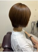 大人ショートボブ　ショートボブ