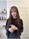 #パーマ風ロング #無造作ウェーブ